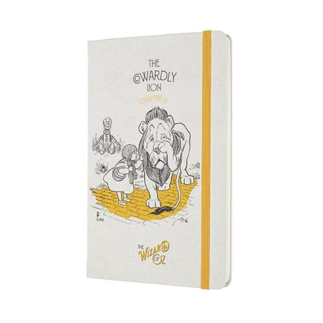 Taccuino Moleskine Wizard of Oz a pagine bianche Large Cowardly Lion. Giallo - 2