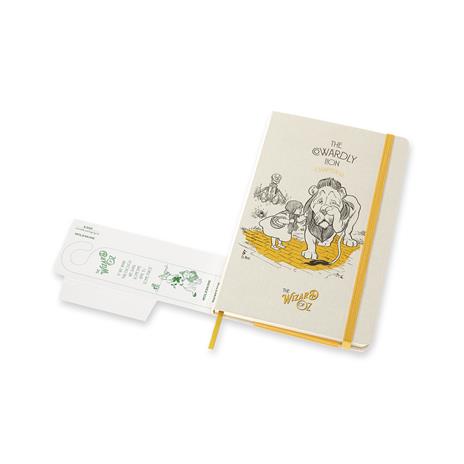 Taccuino Moleskine Wizard of Oz a pagine bianche Large Cowardly Lion. Giallo - 5