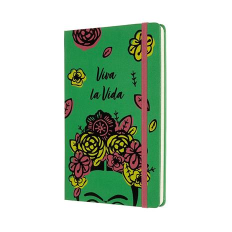 Taccuino Moleskine Studio Frida Kahlo Limited Edition Large A righe - Verde - 2