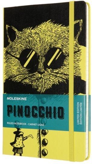 Taccuino Moleskine Limited Edition Pinocchio Large Copertina Rigida A righe Gatto