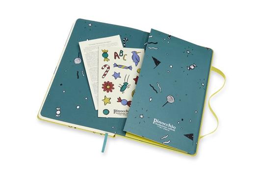 Taccuino Moleskine Limited Edition Pinocchio Large Copertina Rigida A righe Gatto - 6