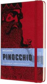 Taccuino Moleskine Limited Edition Pinocchio Large Copertina Rigida A pagine bianche Mangiafuoco