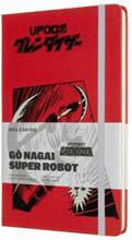 Cartoleria Taccuino Moleskine Limited Edition Go Nagai Large Copertina Rigida A pagine bianche Ufo Robot Grendiz Moleskine