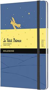 Cartoleria Taccuino Moleskine Limited Edition Petit Prince Large Copertina Rigida A righe Blu Moleskine
