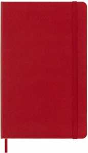 Cartoleria Agenda giornaliera Moleskine 2023, 12 mesi, Large, copertina rigida, Rosso scarlatto - 13 x 21 cm Moleskine