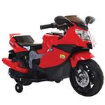 Moto Elettrica Per Bambini Corsa Sportiva Rossa Con Suoni E Led, Ing. Mp3 E Usb Gqn