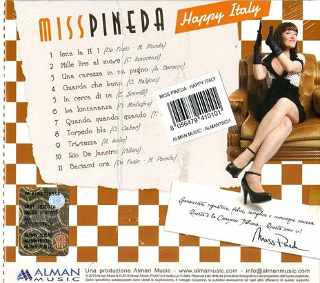 Happy Italy - CD Audio di Miss Pineda - 2