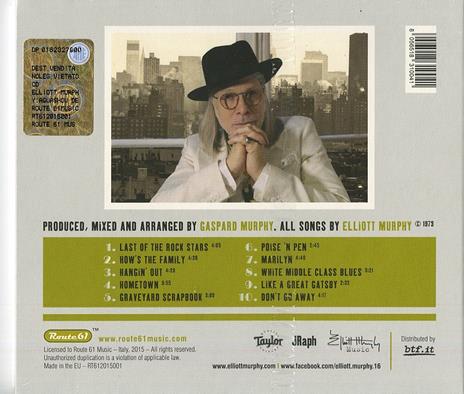 Aquashow Deconstructed - CD Audio di Elliott Murphy - 2