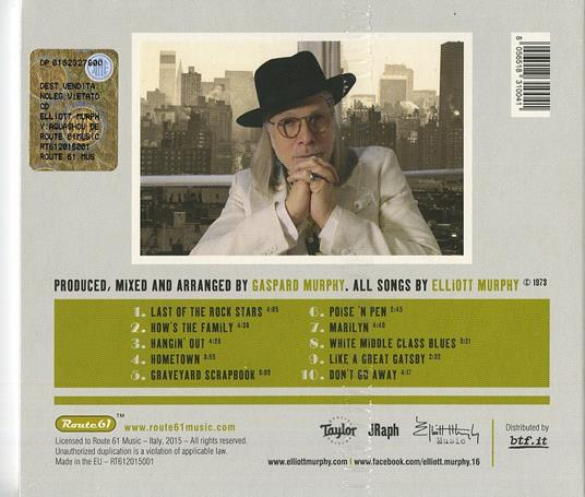 Aquashow Deconstructed - CD Audio di Elliott Murphy - 2