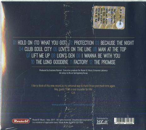 Soul Crusader Again. The Songs of Bruce Springsteen - CD Audio di Graziano Romani - 2