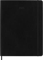 Agenda mensile Moleskine 2023, 12 mesi, XL, Nero - 19 x 25 cm