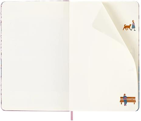 Taccuino Moleskine, a pagine bianche, Large, Limited Edition - Sakura panchina - 4