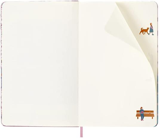 Taccuino Moleskine, a pagine bianche, Large, Limited Edition - Sakura panchina - 4