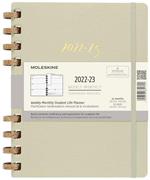 Agenda accademica spiralata Moleskine 2022-2023, 12 mesi, XL, Crush Kiwi - 20,4 x 25,2 cm