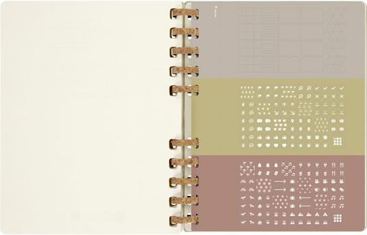 Agenda accademica spiralata Moleskine 2022-2023, 12 mesi, XXL, Crush Kiwi - 23,5 x 28,14 cm - 15