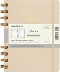 Cartoleria Agenda accademica spiralata Moleskine 2022-2023, 12 mesi, XL, Remake Sand - 20,4 x 25,2 cm Moleskine