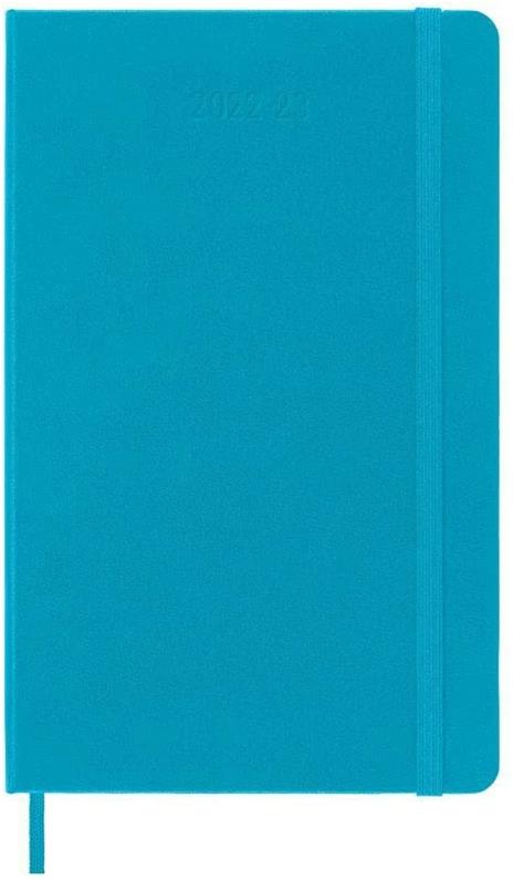 Agenda giornaliera Moleskine 2022-2023, 18 mesi, Large, copertina rigida - Blu zaffiro