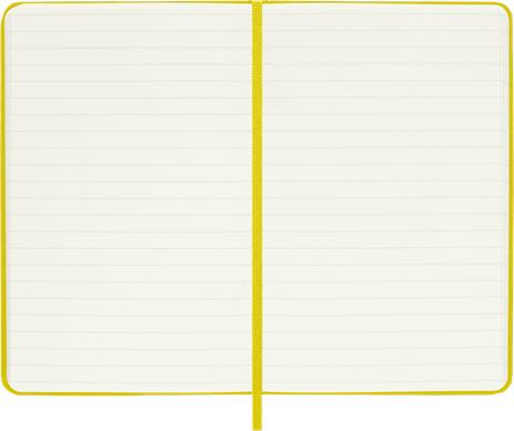Taccuino Moleskine, a righe, Pocket, copertina rigida - Seta giallo paglia - 4
