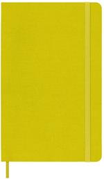 Taccuino Moleskine, a righe, Large, copertina rigida - Seta giallo paglia