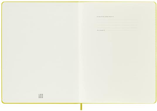 Taccuino Moleskine, a righe, Large, copertina rigida - Seta giallo paglia -  Moleskine - Cartoleria e scuola