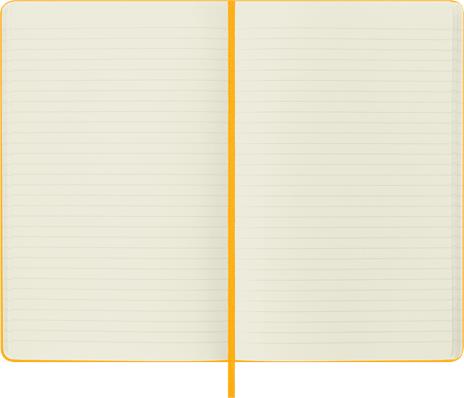 Taccuino Moleskine, a righe, Large, copertina rigida - Arancione giallo - 4