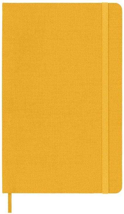 Taccuino Moleskine, a righe, Large, copertina rigida - Arancione giallo