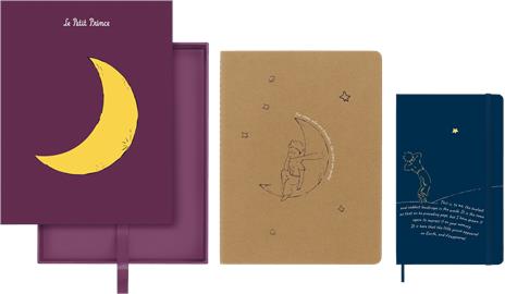 Set taccuino + quaderno Moleskine, Limited Edition - Il piccolo principe Luna - 2