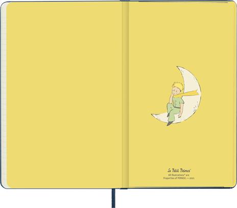Set taccuino + quaderno Moleskine, Limited Edition - Il piccolo principe Luna - 5