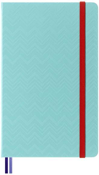 Agenda giornaliera Moleskine 2023, 12 mesi, Large, Missoni blu - 13 x 21 cm