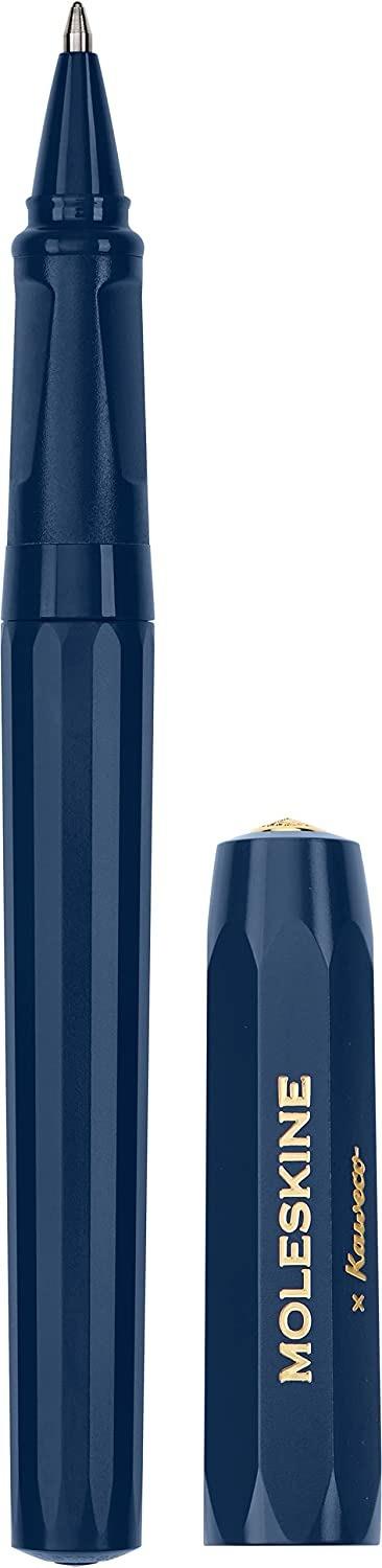 Moleskine x Kaweco, Penna a Sfera Ricaricabile in Plastica ABS Ricaricabile con 1,0 mm di Inchiostro Blu Incluso, Blu - 3