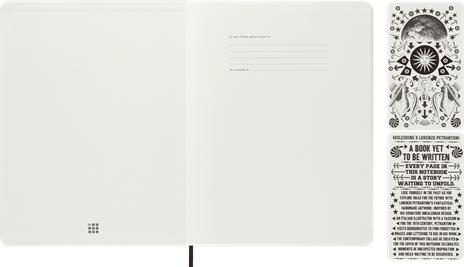 Taccuino con copertina illustrata da Lorenzo Petrantoni con adesivi a tema - 3