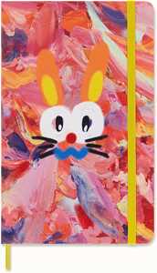 Cartoleria Year of the Rabbit. Taccuino Limited Edition by Angel Chenlarge, copertina rigida in tessuto, a righe Moleskine
