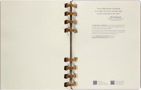 Planner accademico mensile orizzontale Moleskine 2024, 12 mesi, XL, copertina rigida, Mandorla - 20,4 x 25,2 cm - 13