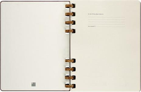 Planner accademico mensile orizzontale Moleskine 2024, 12 mesi, XL, copertina rigida, Mandorla - 20,4 x 25,2 cm - 2