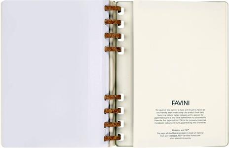 Planner Spiral Moleskine mensile orizzontale 2024, 12 mesi, XL, copertina rigida, Kiwi - 20, 4 x 25, 2 cm - 15
