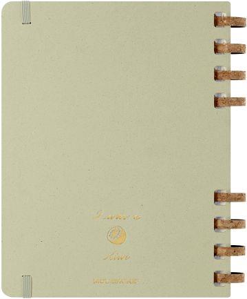 Planner Spiral Moleskine mensile orizzontale 2024, 12 mesi, XL, copertina rigida, Kiwi - 20, 4 x 25, 2 cm - 17