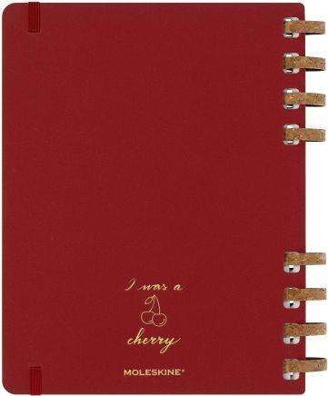 Planner Spiral Moleskine non datata 2024, 12 mesi, XL, copertina rigida, Rosso ciliegia - 20, 4 x 25, 2 cm - 15