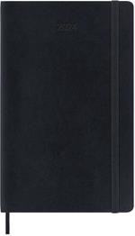Agenda Moleskine giornaliera 2024, 12 mesi, Large, copertina morbida, Blu zaffiro - 13 x 21 cm