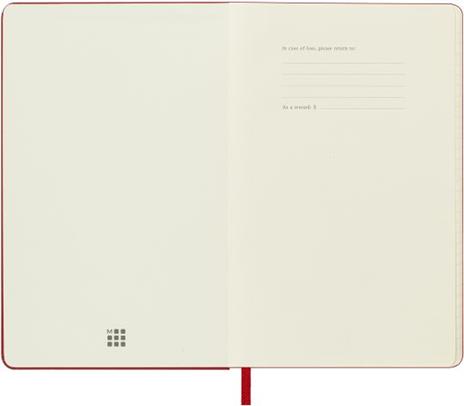 Agenda Moleskine giornaliera 2024, 12 mesi, Pocket, copertina rigida, Rosso scarlatto - 9 x 14 cm - 2