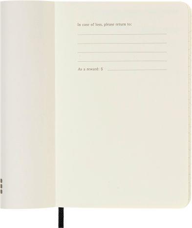 Agenda Moleskine giornaliera 2024, 12 mesi, Pocket, copertina morbida, Nero - 9 x 14 cm - 2