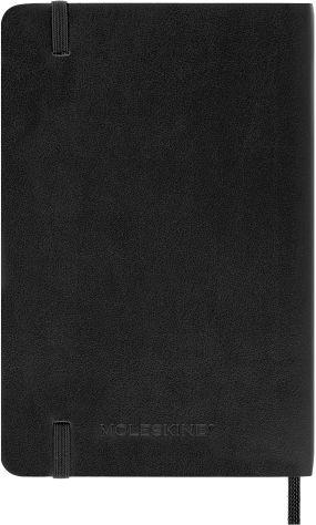 Agenda Moleskine giornaliera 2024, 12 mesi, Pocket, copertina morbida, Nero - 9 x 14 cm - 6