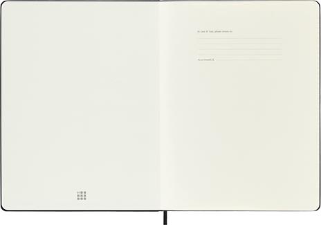 Agenda Moleskine PRO settimanale verticale 2024, 12 mesi, XL, copertina rigida, Nero - 19 x 25 cm - 3