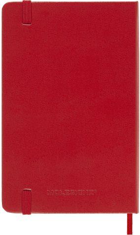Agenda Moleskine settimanale 2024, 12 mesi, Pocket, copertina rigida, Rosso scarlatto - 9 x 14 cm - 6