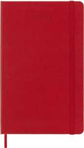 Cartoleria Agenda accademica settimanale Moleskine 2024, 18 mesi, Large, copertina rigida, Rosso scarlatto - 13 x 21 cm Moleskine