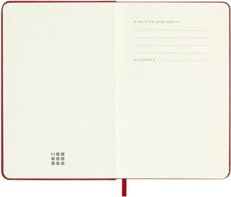 Agenda accademica settimanale Moleskine 2024, 18 mesi, Pocket, copertina rigida, Rosso scarlatto - 9 x 14 cm - 2