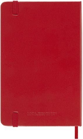 Agenda accademica settimanale Moleskine 2024, 18 mesi, Pocket, copertina rigida, Rosso scarlatto - 9 x 14 cm - 6