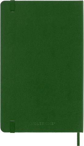 Agenda Moleskine giornaliera 2024, 12 mesi, Large, copertina rigida, Verde mirto - 13 x 21 cm - 5