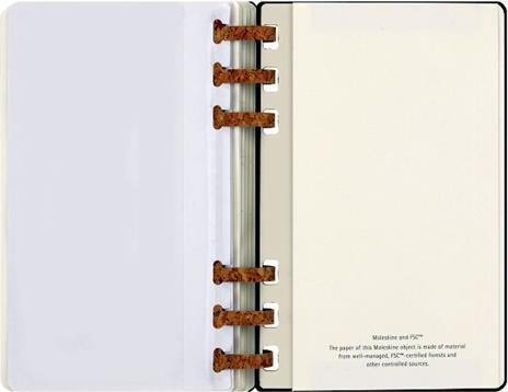 Planner Spiral Moleskine mensile orizzontale 2024, 12 mesi, Large, copertina rigida, Nero - 15 x 21 cm - 15