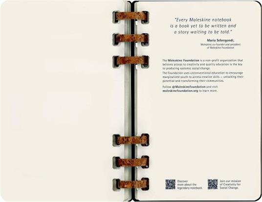 Planner accademico mensile orizzontale Moleskine 2024, 12 mesi, Large, copertina rigida, Nero - 15 x 21 cm - 13