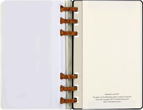Planner accademico mensile orizzontale Moleskine 2024, 12 mesi, Large, copertina rigida, Nero - 15 x 21 cm - 15